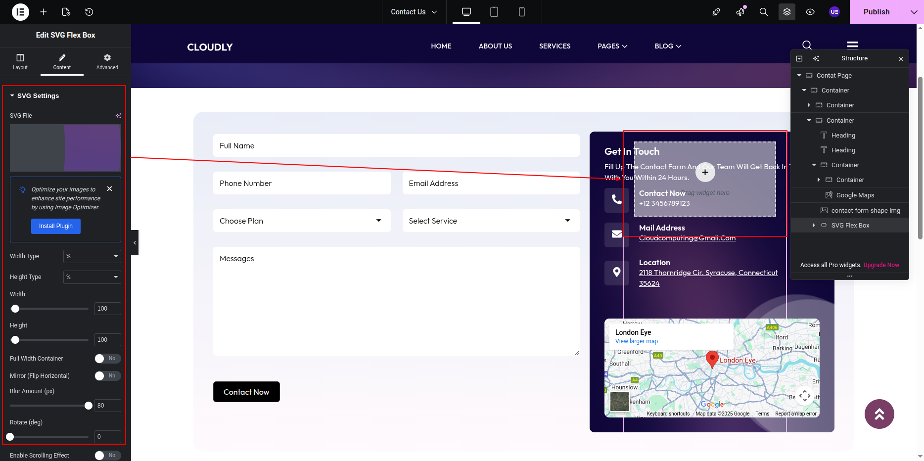 Contact Page