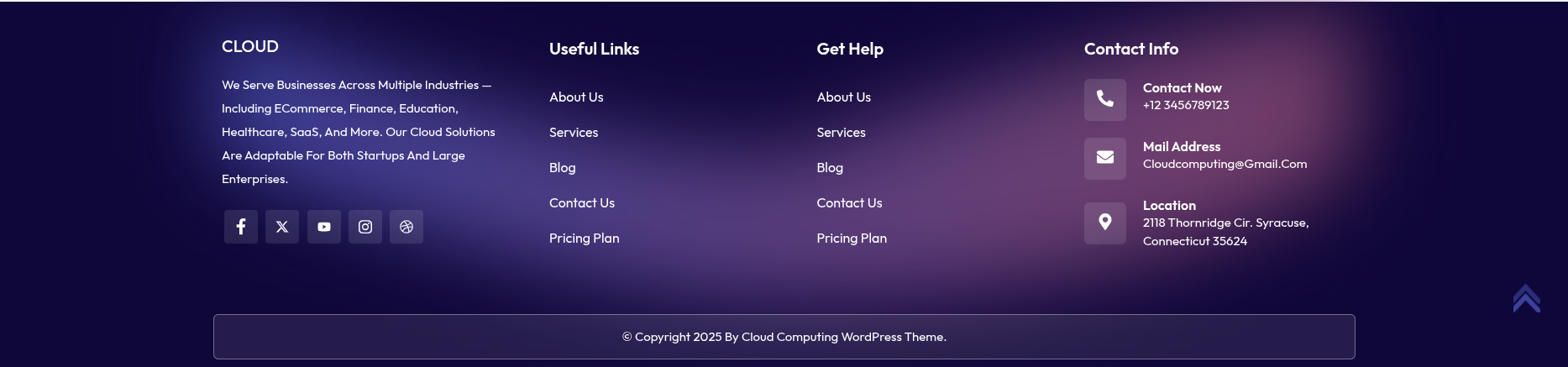 Footer Overview