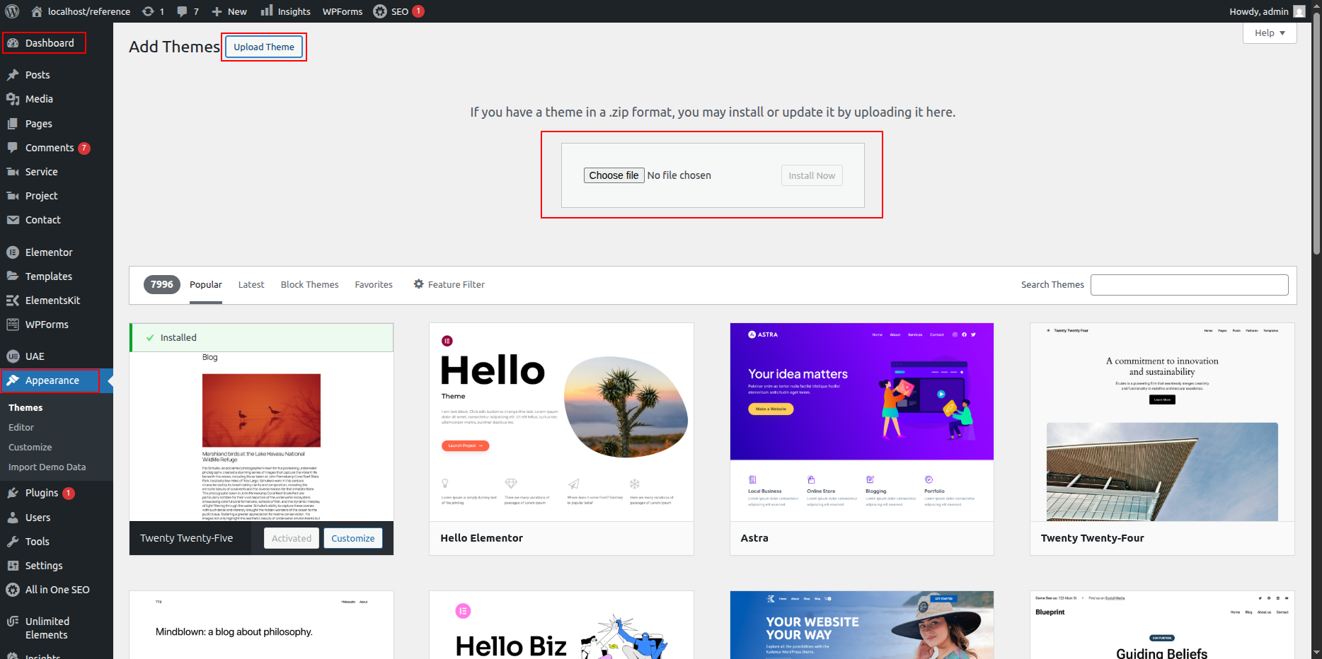 Demo Import Overview