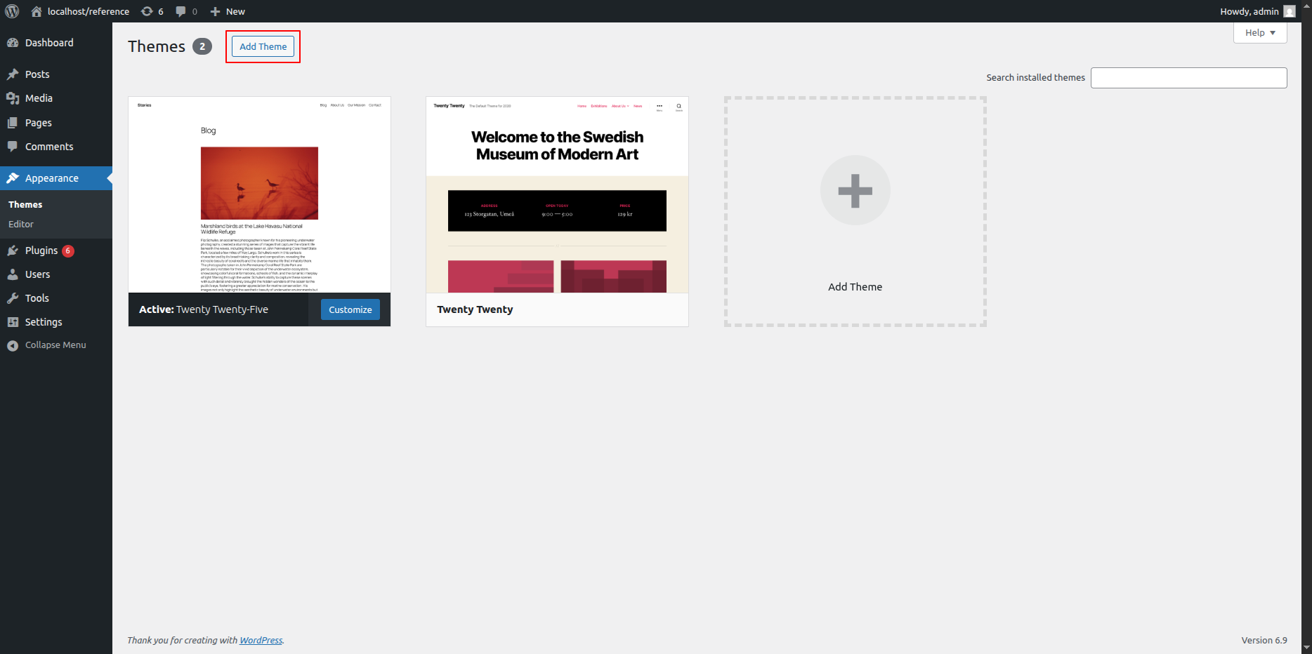 Demo Import Overview