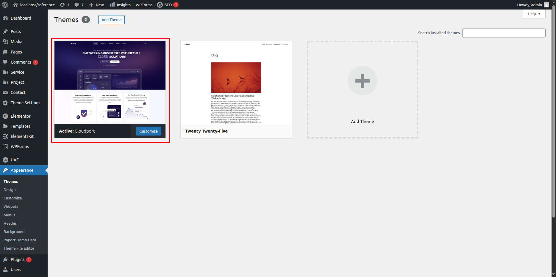 Demo Import Overview
