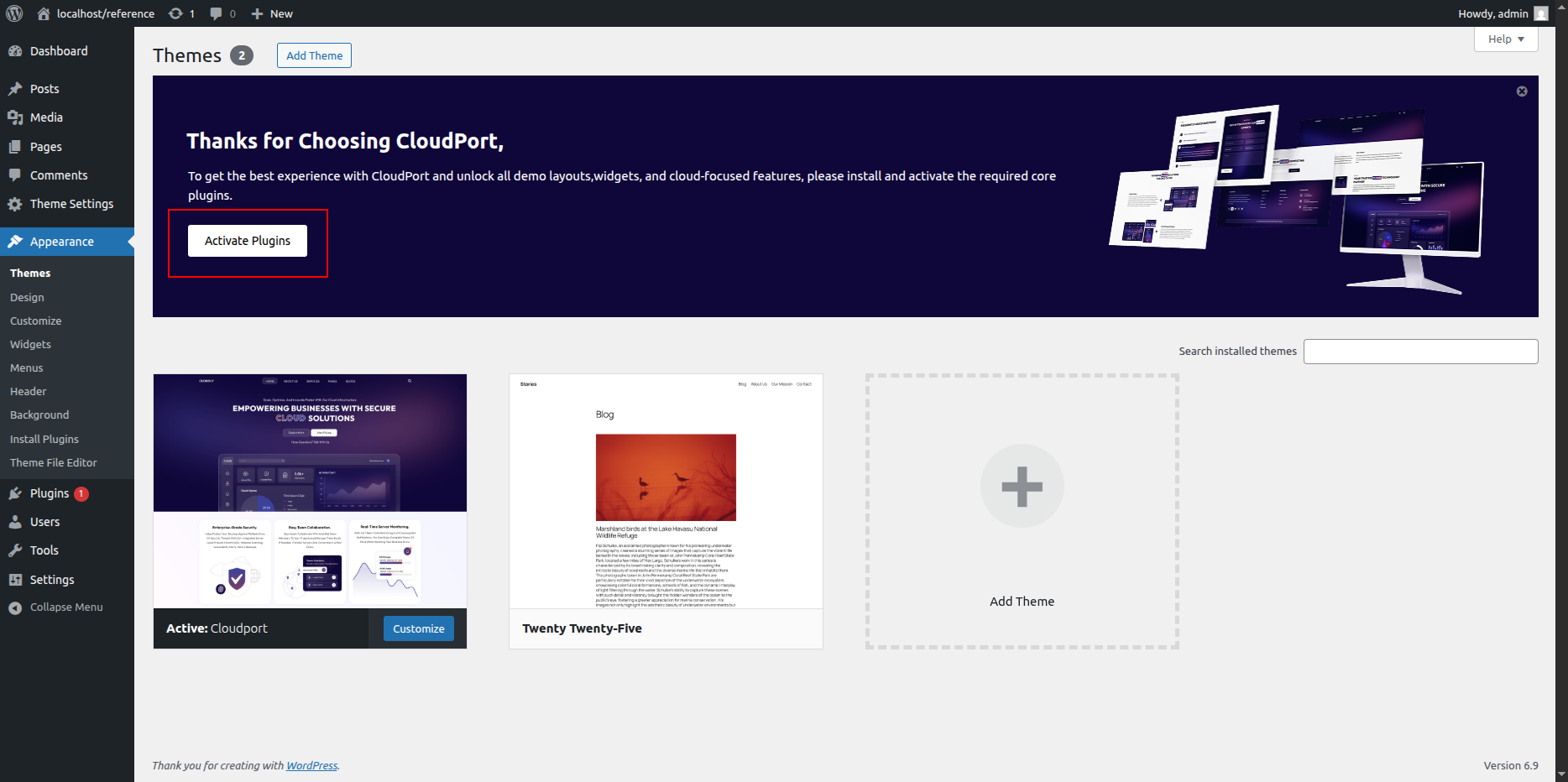 Demo Import Overview