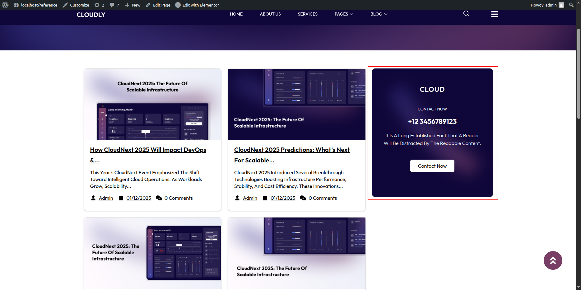 Blog Section Overview