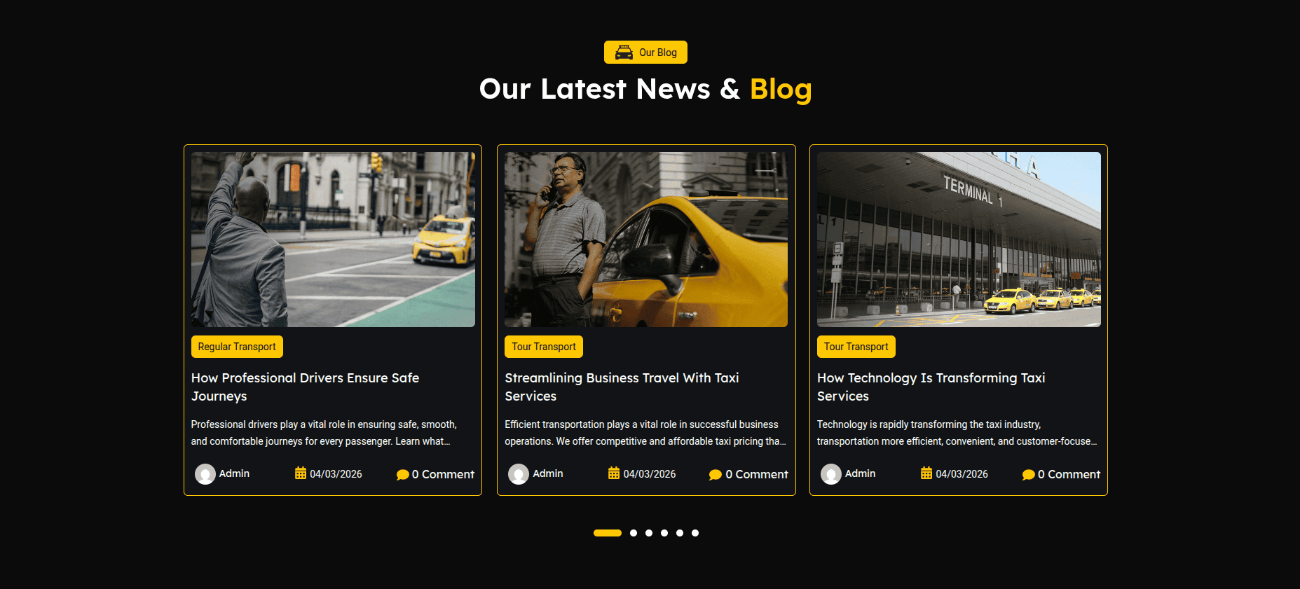 Blog Carousel Using Post Query Widget
