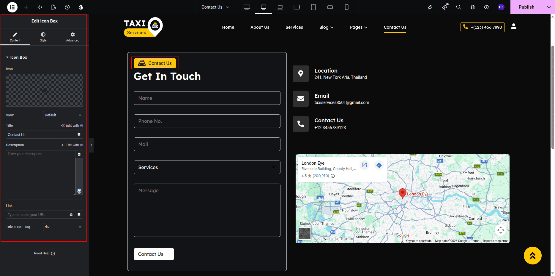 Contact Page