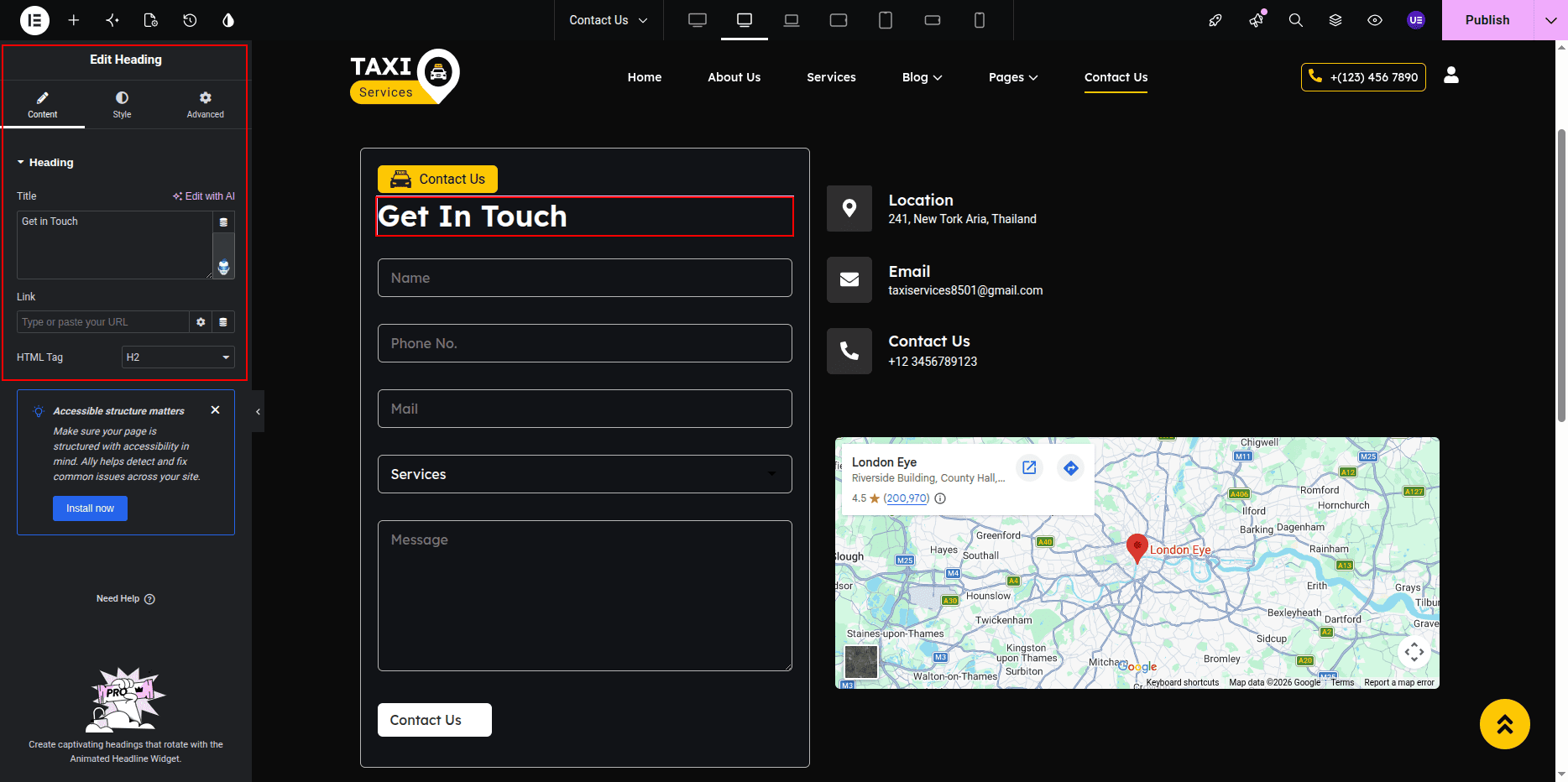 Contact Page
