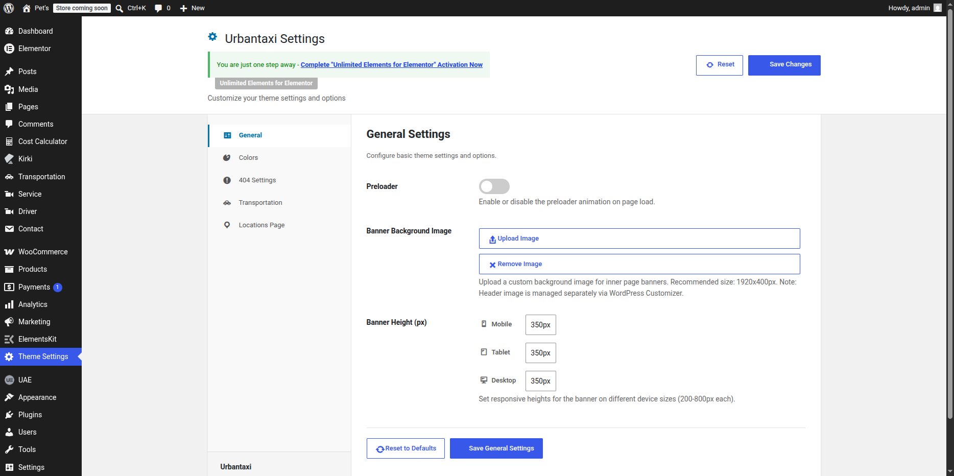 Customizer Overview
