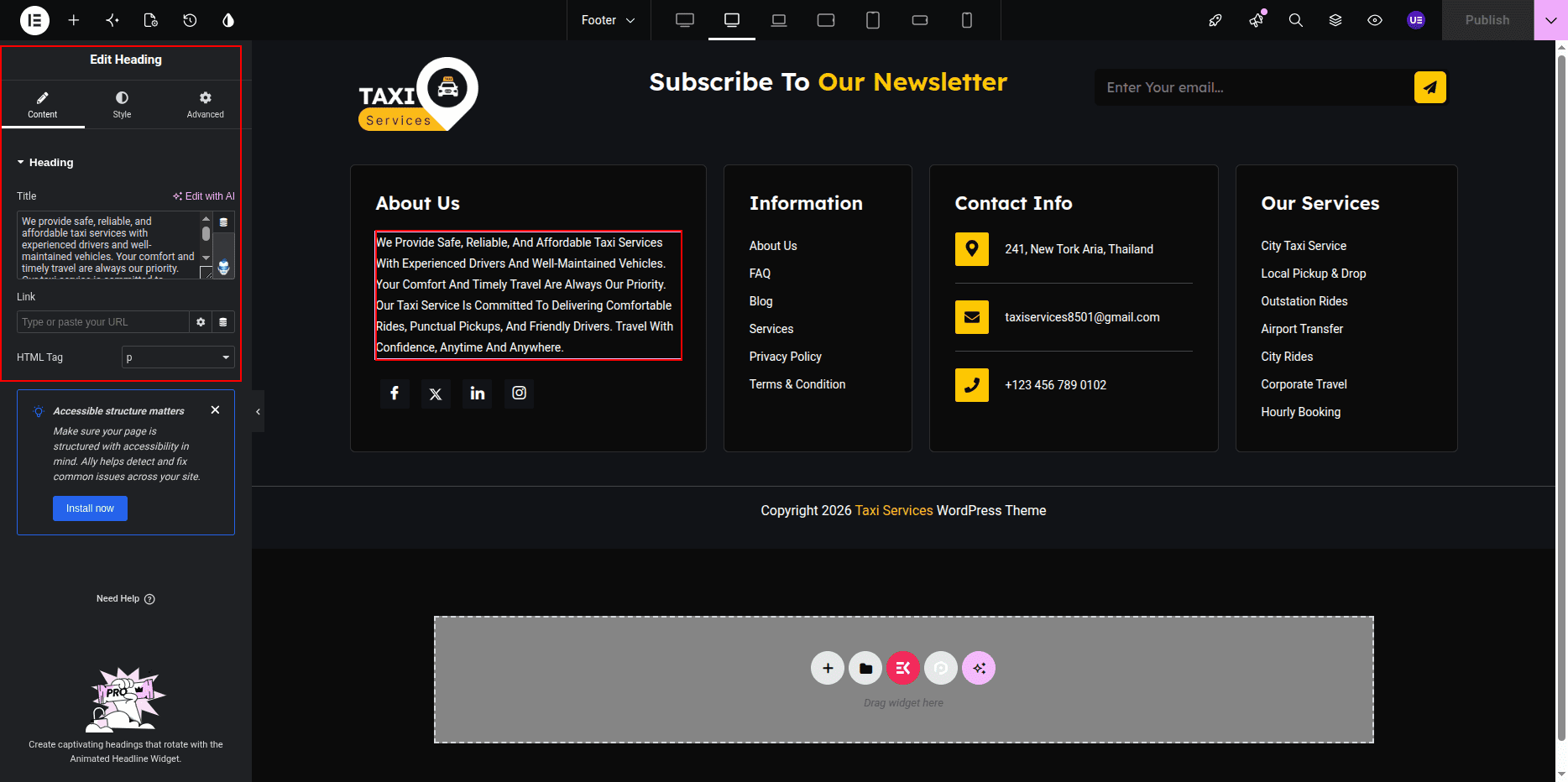 Footer Logo Section