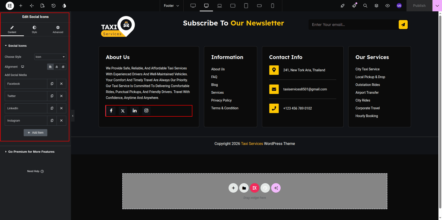 Footer Logo Section