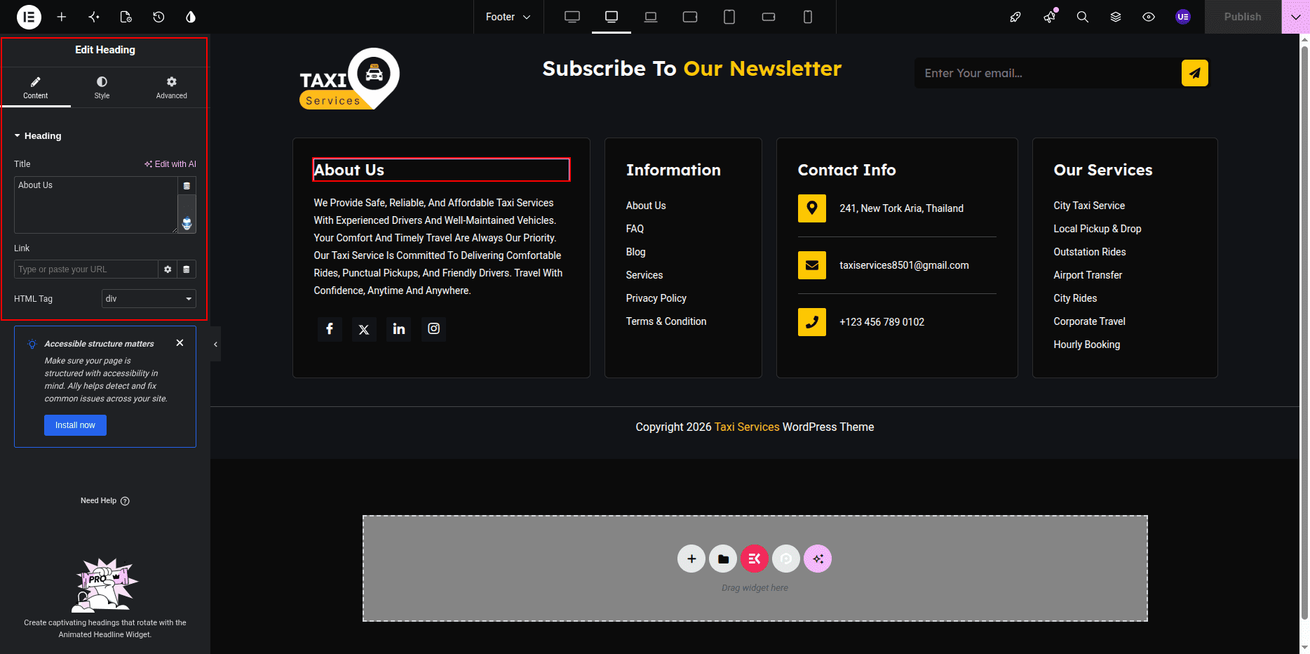 Footer Logo Section