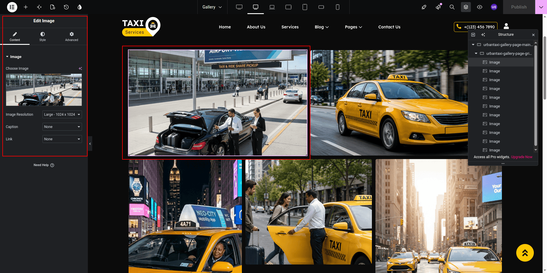Gallery Images Editor