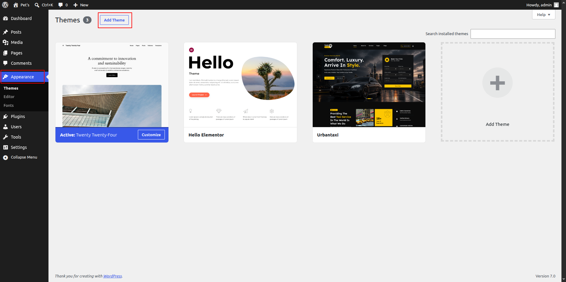 Demo Import Overview