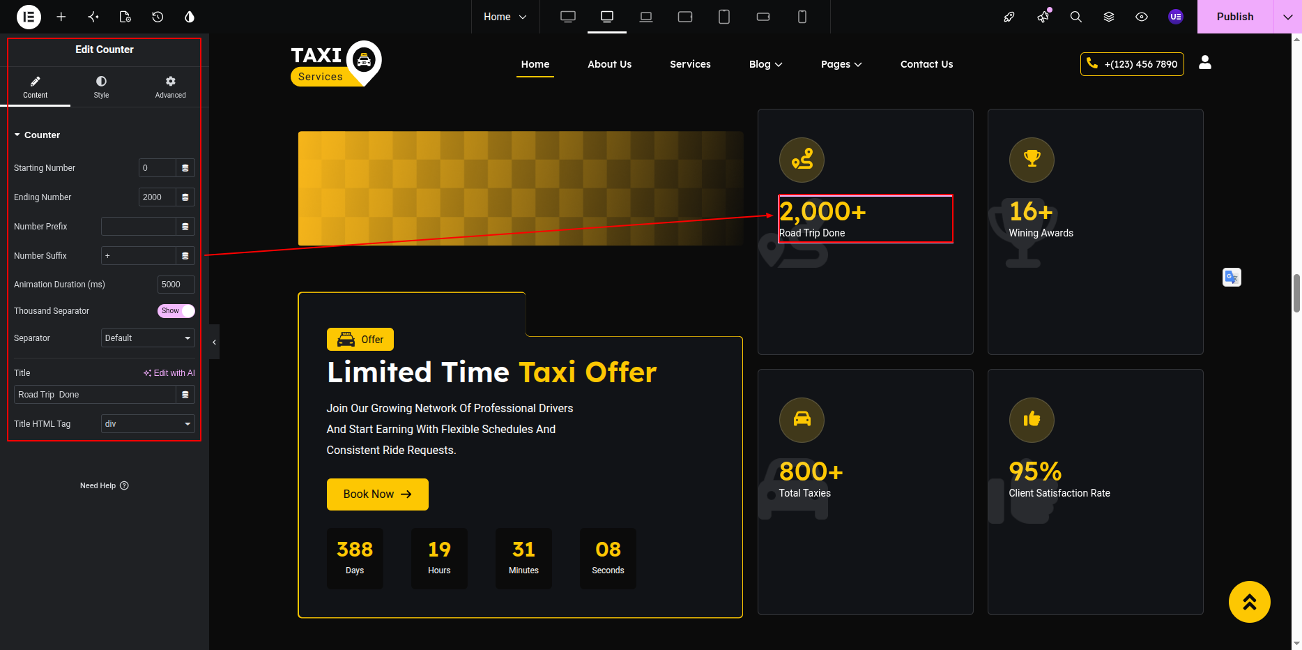 Offer Timer Settings